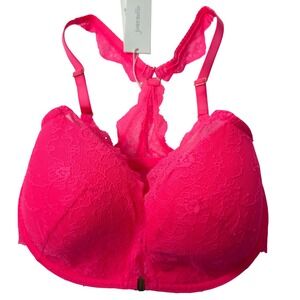 Journelle Dalia Racerback Plunge Bra Hot Pink 32F